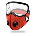 thumbnail image 1 of Reusable Face Mask with Detachable Eye Shield, Breathable Mesh Mask with Exhalation Valves, Washable Anti‑Dust Protective Mask for Cycling Outdoor Daily Use,1pc., 1 of 7