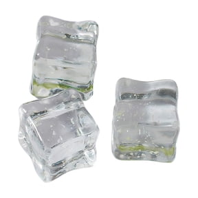 Reusable Fake Ice Cubes & Plastic Ice Cubes 10 Pack Transparent Luminous Simulation Blocks for Bar Photography Props Fish Tank Decor Wedding Party Shop Window Vase Fillers Ornament