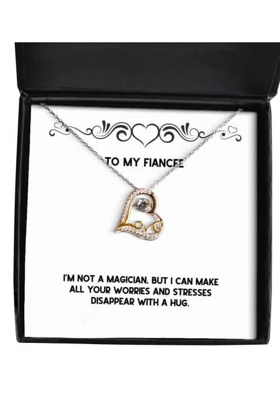 Reusable Fiancee Gifts, I'm not a Magician, but I can Make All Your Worries and stresses, Fiancee Love Dancing Necklace from, Engagement Gifts, Wedding Gifts, Gifts for Couples, Personalized Gifts,