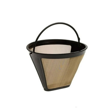 Reusable Filter for Cuisinart Coffee Tone Basket 10 12 14 Cup - Eco Friendly Coffee Filters Reusable - No.4 Cone Style Replacement Permanent Coffee Filter for Brewers