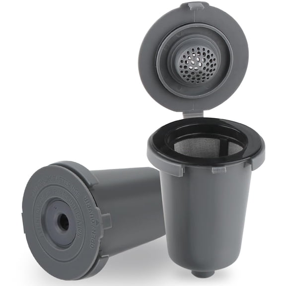 Reusable Filter Cup (Upgraded Version - 2 PACK Gray)