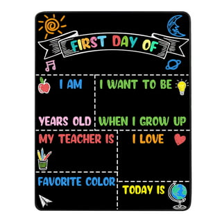 15 Fun & Creative First-Day-of-School Photo Ideas  School signs, Preschool  pictures, School chalkboard