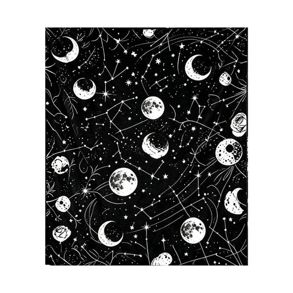 Reusable Floral Halloween Coloring Blanket 150x127cm Washable DIY Painting Art Mat Soft Fabric Interactive Craft Activity For Kids Adults Family