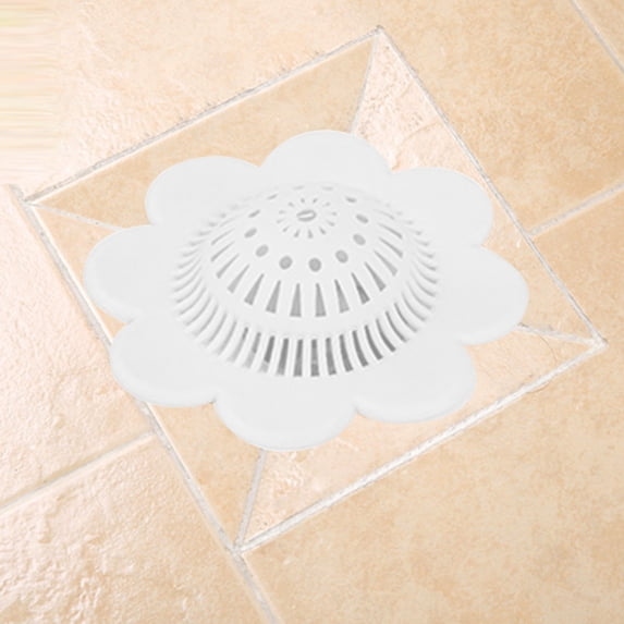 Reusable Flower-Shaped Sink Drain Protector Hair Catcher Strainer Filter for Kitchen and Bathroom Anti-Clogging