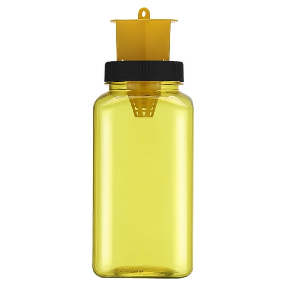 Reusable Fly Trap Bottle with Secure Lid and Detachable Funnel for Outdoor and Indoor Use Insect Catcher Solution