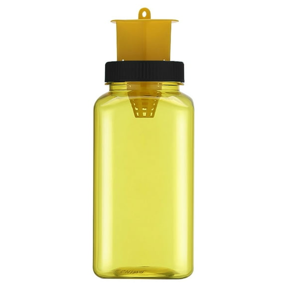Reusable Fly Trap Bottle with Secure Lid and Removable Funnel for Effective Outdoor Insect Control Solution