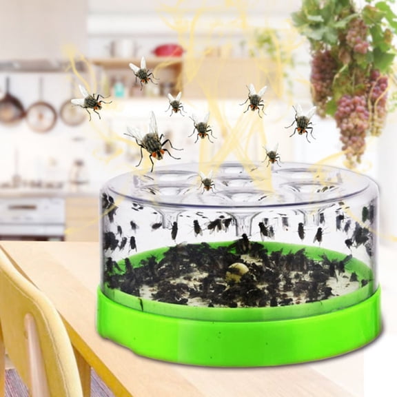 Reusable Fly Trap Chemical-Free Indoor/Outdoor Fly Catcher