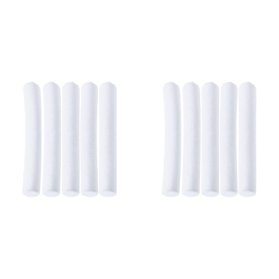 Reusable Foam Rod 10 Pieces for Fly Tying and Bait Making, Cylinder Float Foam Stick for Fishing Rigs, Easy to Use Floating Stick for Baits, Fishing, White
