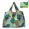 thumbnail image 1 of Reusable Foldable Grocery Bag, Large Capacity Ripstop Nylon Tote with Shoulder Strap, Cute Print Shopping Bag for Beach, Travel & Daily Use, Random Pattern, 1 of 9