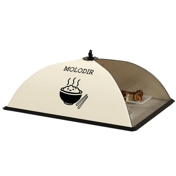 Blarkrus Foldable Mesh Food Cover, 20x28 in Square or 28 in Round, Dust and Insect Protection, Ideal for Picnics and Outdoor Dining
