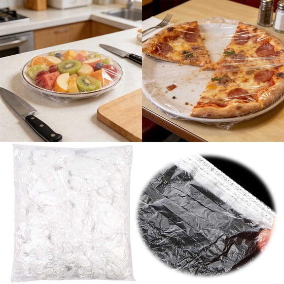 Reusable Food Covers and Lids for Bowls Plates and Fruits Universal Silicone Lid Alternative Freshness Protector for Kitchen Storage Without Waste 100PCS