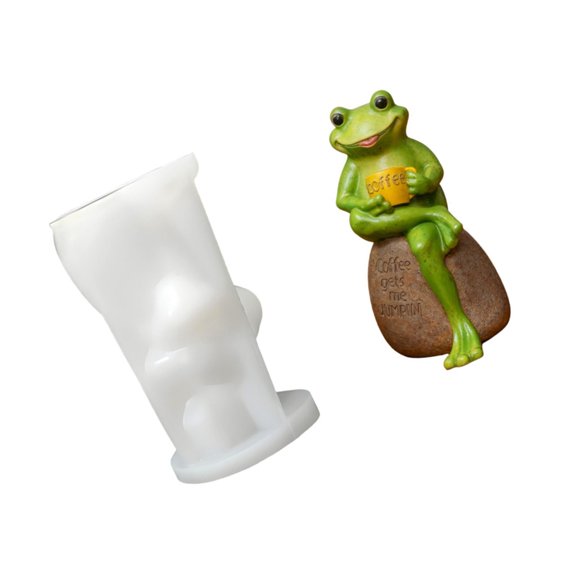 Reusable Frogs Shape Silicone Mould For Baking Candle Plasters Craft