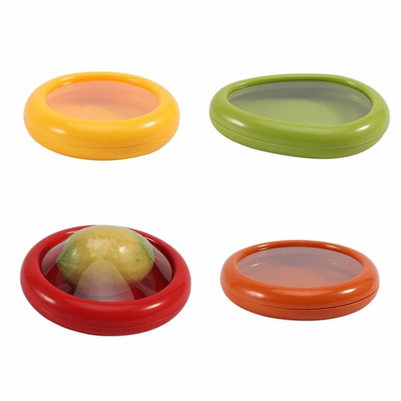 Reusable Fruit and Vegetable Storage Containers Lemon Keeper Tomato Holder Silicone Food Savers