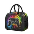 thumbnail image 1 of Reusable Gaming Lnsulated Lunch Bag for Women & Men-Leakproof Water-Resistant Cooler Tote,Large Capacity(10.6x8.7x6.3in)for Work,Office,Travel,Picnic,Beach., 1 of 7