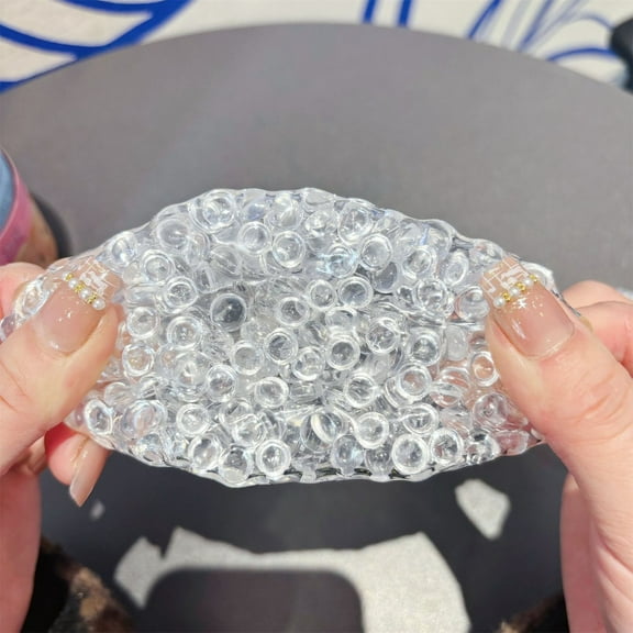 Reusable Gel Beads Ice Pack Round Shape Flexible Design for Hot and Cold Therapy with Resealable Storage Bag