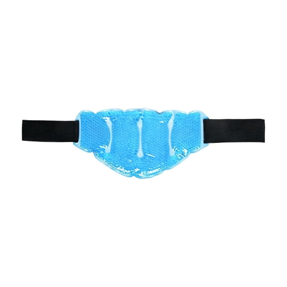 Reusable Gel Ice Neck Cooling Wrap, Adjustable Strap Cold Compress Neck Cooler Pad, Wearable Neck Ice Pack for Summer Outdoor Swimming Camping Heat Relief