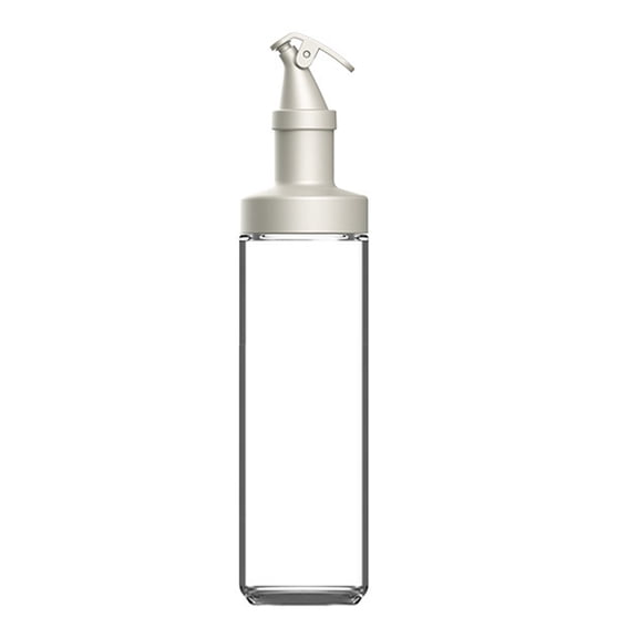 Reusable Glass Olive Oil Bottle - 500ml Transparent Oil & Vinegar Dispenser, Easy Clean Kitchen Oiler, Leak-Proof Storage Bottle for Cooking & Barbecue