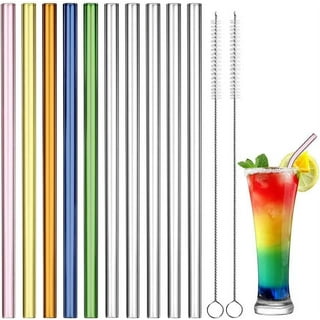 Reusable Glass Straws With Flower Shatter Resistant Drinking Straws For Hot  Cold Drinks Cocktail Milkshake Juice - AliExpress