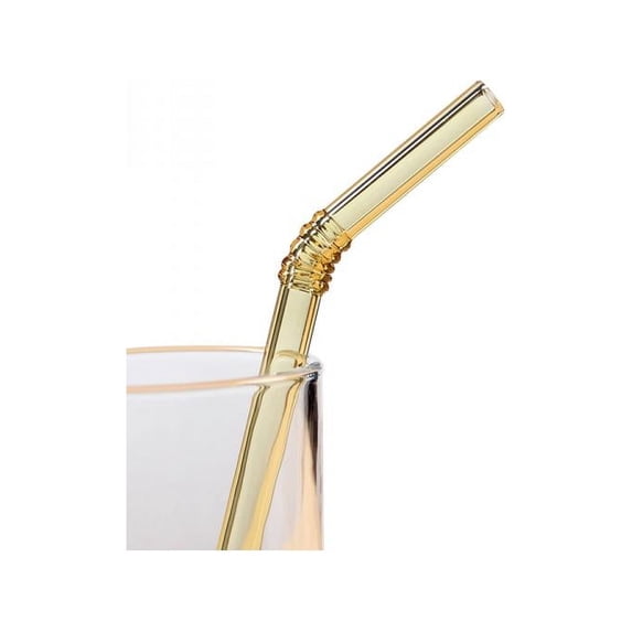 Reusable Glass Straws Set, Multiple Colored Borosilicate Glass Healthy Eco Friendly Drinking Straws
