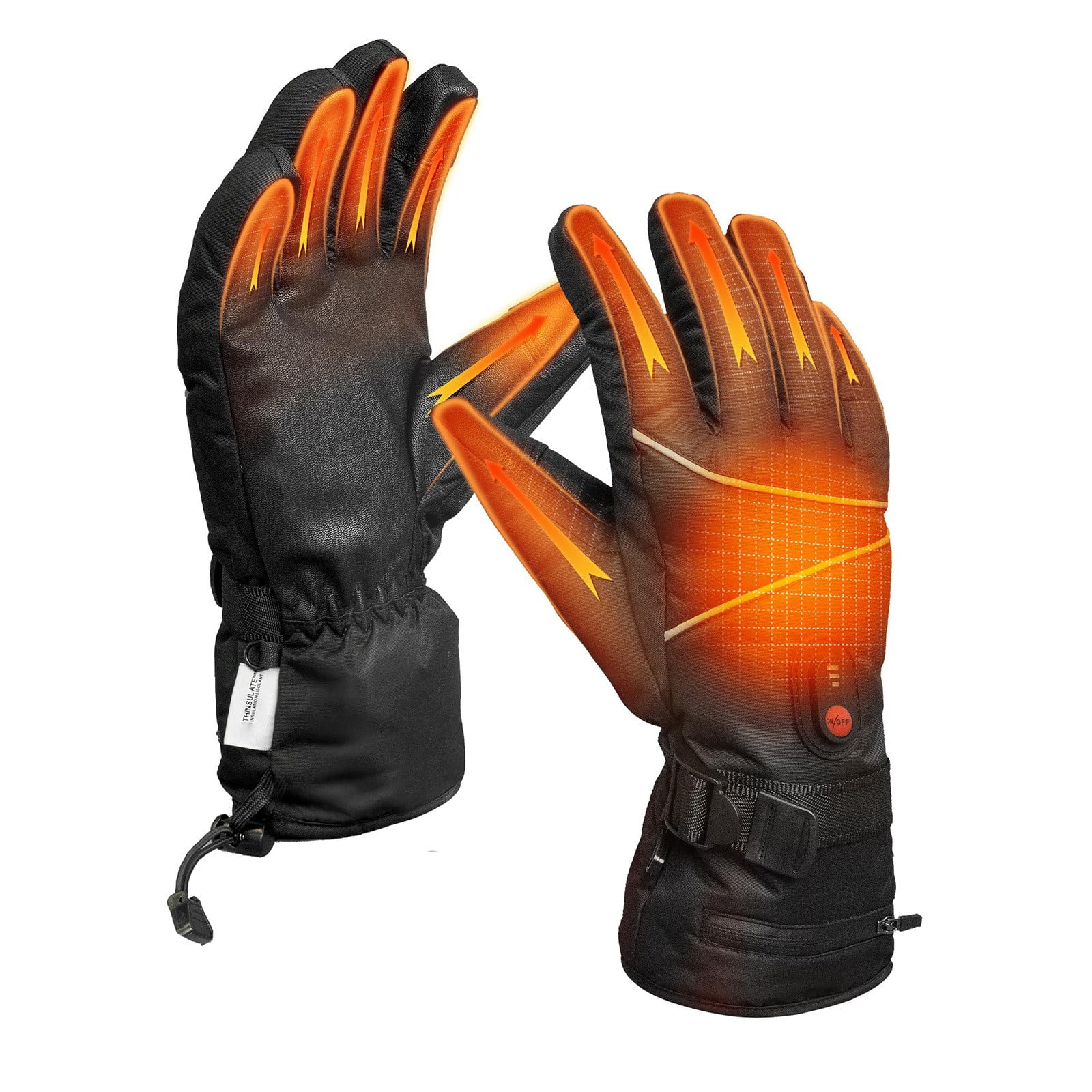 Reusable Gloves Heated Gloves For Men Women Touchscreen Heating Gloves For Winter Outdoor Work Hunting Motorcycle Cycling