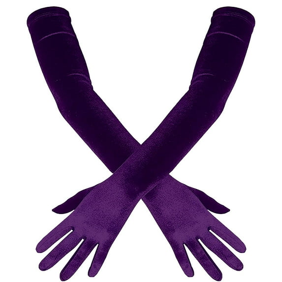 Reusable Gloves Opera Dance Finger 1920s Bridal Long Length Gloves Satin Women's Gloves Gloves