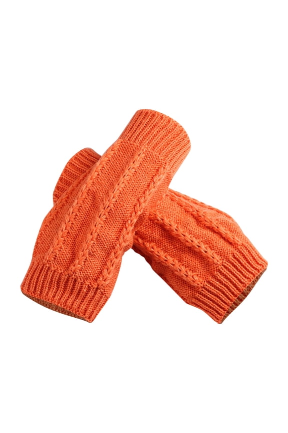 Reusable Gloves Women's Anutumn And Winter Half-Finger Multicolor Gloves