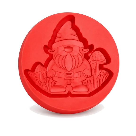 Reusable Gnome Stepping Stone Mold, 15 Inch Cement Mould, Garden Stepping Stone Mold, For Handmade Garden Pathway Decor
