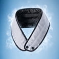 thumbnail image 1 of Reusable Gray Cooling Neck Wrap with Ice Polymer Beads, Breathable Instant Cold Towel Scarf for Sports Running Hiking Summer Heat Relief, 1 of 7