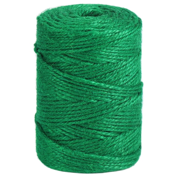 Reusable Green Garden Twine, Soft Plant Support Ties for Climbing Vegetables & Flowers