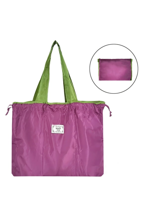 Reusable Grocery Bag Foldable, Washable Grocery Tote Strap, Large Capacity Drawstring Shopping Bag, Heavy Duty Shopping Tote, Wallet Bag For Pocket for Men Women Clearance Decoration Gift