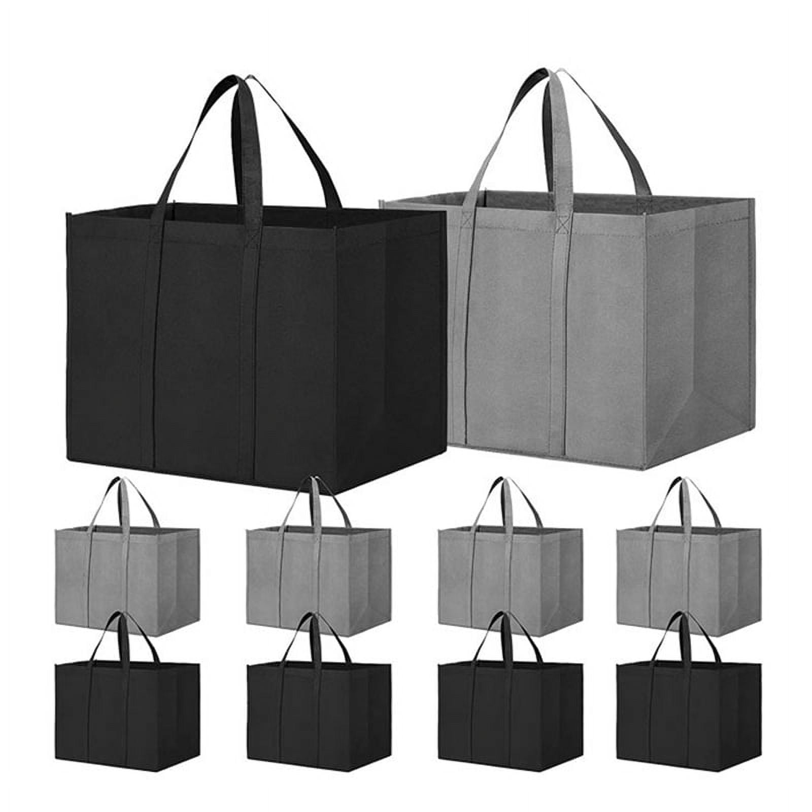 Reusable Grocery Bags 10 Pack, 35L Reusable Shopping Bags for Kitchen