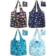 thumbnail image 1 of Reusable Grocery Bags, Nylon Tote Bag Gift For Women, Reusable Shopping Bags With Handles, Large Everything Bag Bulk, Foldable And Washable, 1 of 8