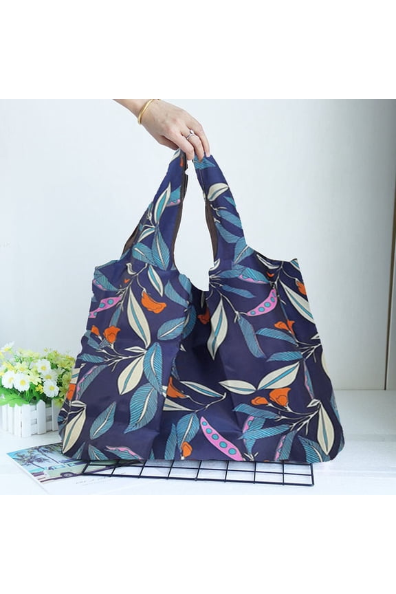 Reusable Grocery Shopping Bags - Extra Large Foldable Polyester Shopping Tote Bags - Washable Beach Bag Ripstop Nylon Tote Bags