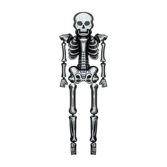 Reusable Halloween Decoration Balloon Skeleton Shape Balloons Tear Resistant For Indoor and Outdoor Decoration