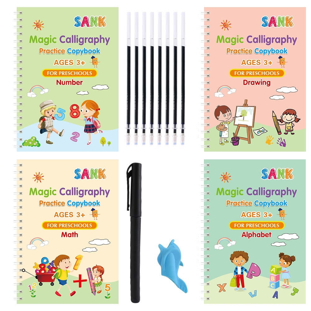 Reusable Handwriting Workbooks for Preschools Grooves Magic Practice  Copybook