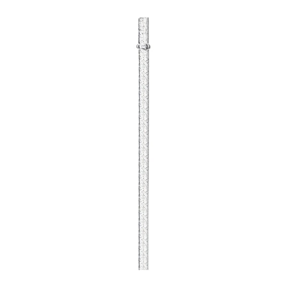 Reusable Hard Plastic Straws 10-Pack, BPA-Free Threaded Replacement Straws for Tumblers and Travel Mugs, Clear Drinking Straws for Daily Usage Style A#244