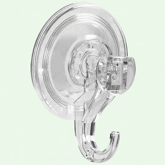 Reusable Heavy Duty Suction Cup Hooks for Shower, Bathroom, Wall, and Window - B3N4 Wreath