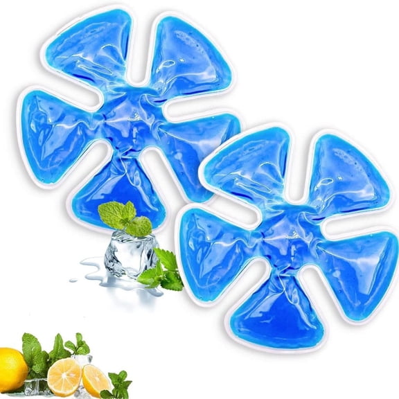 Reusable Helmet Cooling Gel Pads, Blue PVC Ice Pack for Helmets & Hats, Portable Cold Compress for Outdoor Activities