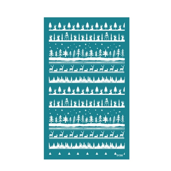 Reusable Holiday Earring Craft Template Paper Mould for Ceramics Art Projects