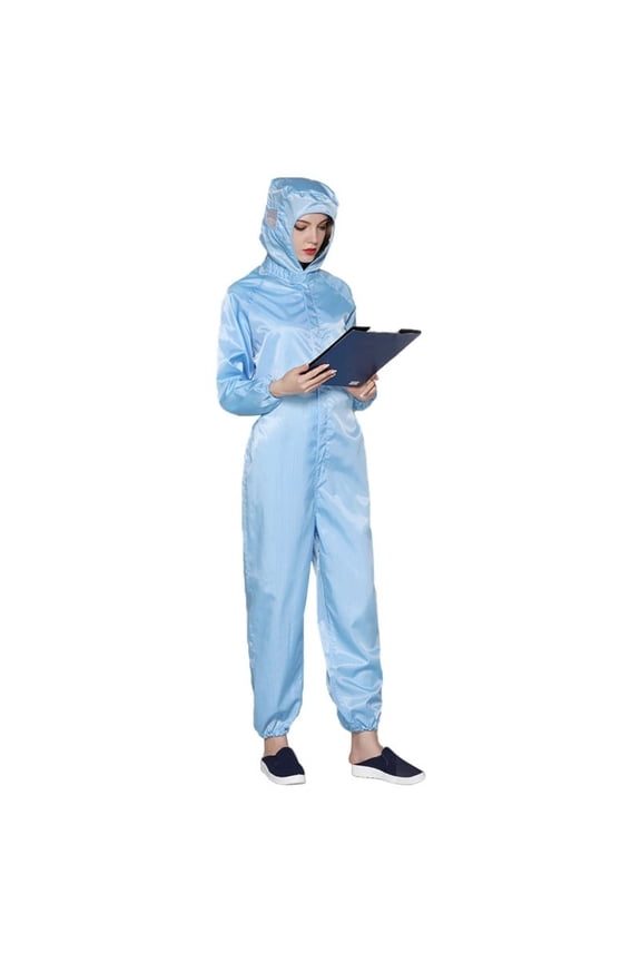 Reusable Hood Coverall Suit One-piece Isolation Gown Suit Washable