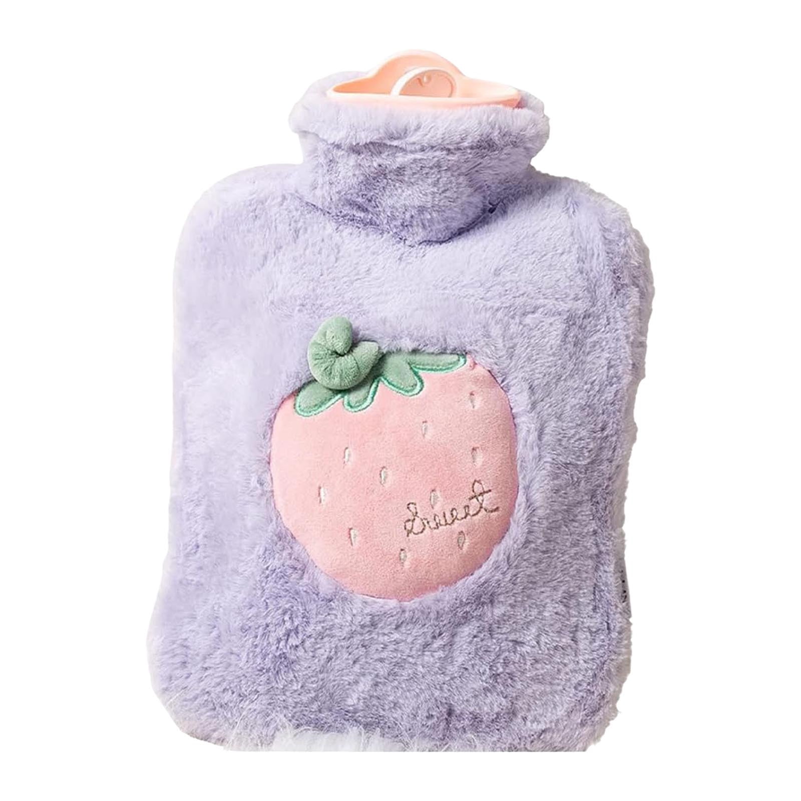Reusable Hot Water Bottle with Soft Cover for Warm Compress and Muscle ...