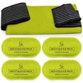 thumbnail image 1 of Reusable Hot and Cold Gel Ice Pack Wrap (4 Pack) for Injuries | Adjustable & Flexible for Knees, Back, Shoulders, Arms, and Legs – Reusable, 1 of 7