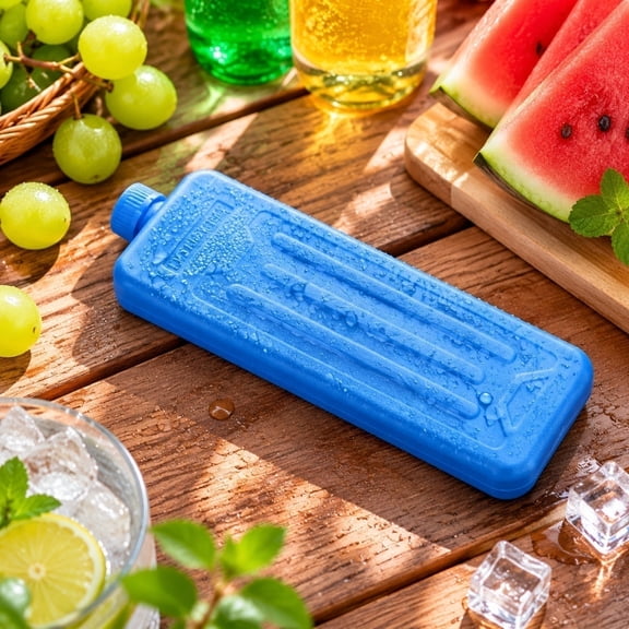 Reusable Ice Blocks, Long Lasting Freezer Packs for Cool Bags Lunch Boxes, Expandable Water Swelling Ice Crystal Boxes for Portable Air Conditioner Fans Cooler Bags