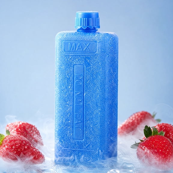 Reusable Ice Blocks for Coolers and Cool Bags, Long Lasting Freezer Packs, Small Ice Crystals for Portable Air, 6 Pack