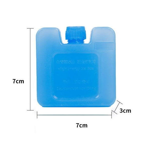 Reusable Ice Box PE Ice Crystal Box Refrigeration Keep Fresh Picnic Cooler Box Durable Air Conditioning Fan Ice Crystal Box