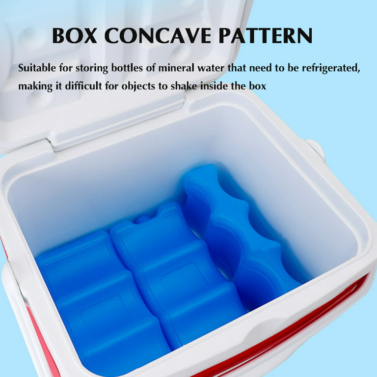 Reusable Ice Brick Ice Block Ice Pack Cooler Milk Storage Frozen Box for  Mailing Frozen Food Shipping