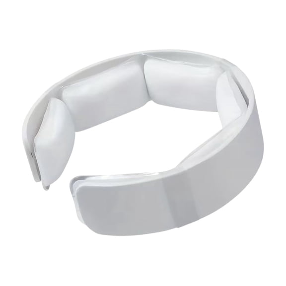 Reusable Ice Cooling Neck Collar White Silica Gel 7.87X1.97X7.48 Inch Full Enclosed Wrap Long Lasting Cold Portable Outdoor Heat Relief Neck Ring