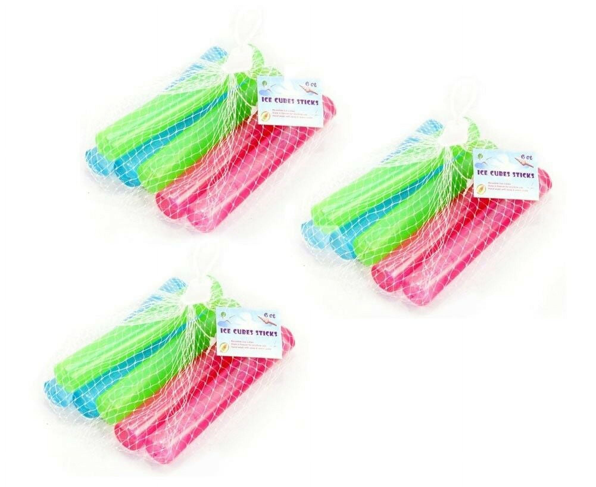 Reusable Ice Cube Sticks Freezable Water Bottle Cooling Rods 3 Packs of