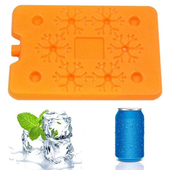 Reusable Ice Pack, 200ml Ice Brick Cooling Board, Portable Ice Box for Coolers, Includes 1 Ice Pack