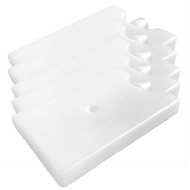 Reusable Ice Packs for Cooler and Lunch Boxes,5Pcs Cooler Shock Ice Packs for Cooler,Ice Pack For Lunch Box ,Reusable,Long Lasting,Cold Freezer Packs For Coolers,Beach Bags,Large Lunch Bags Tote